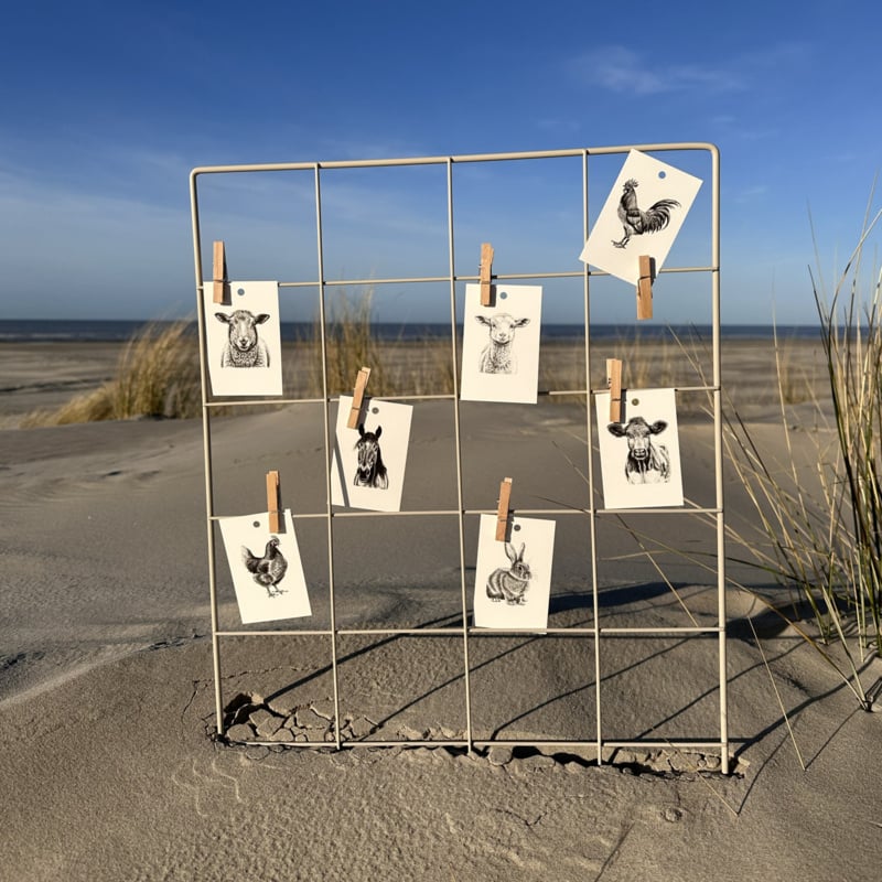 Cadeaulabels Boerderijdieren set van 7