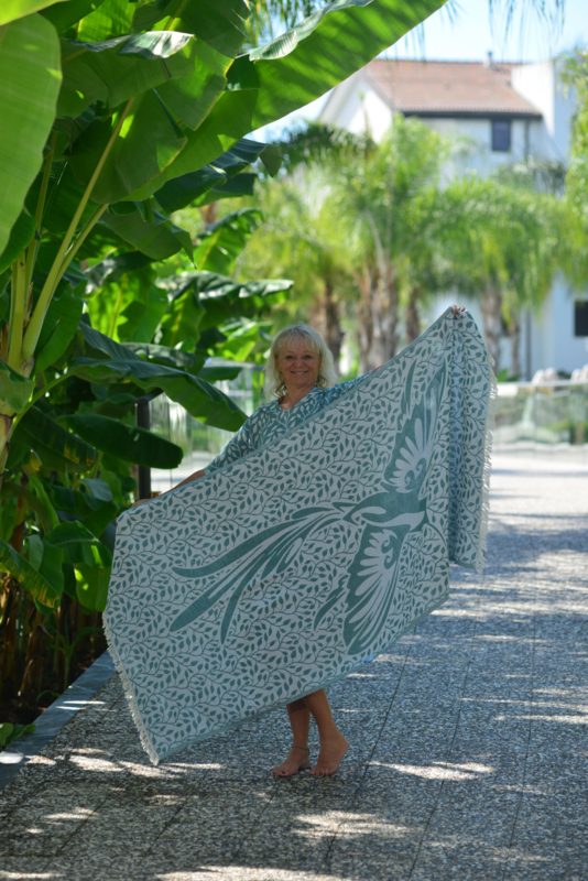 Hamamdoek dames KOLIBRI - 95 x 190 cm