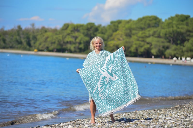 Hamamdoek dames KOLIBRI - 95 x 190 cm