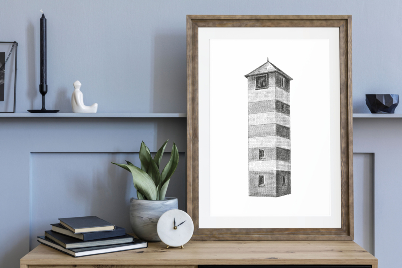 Poster A4 Kaapduin- Zeeland