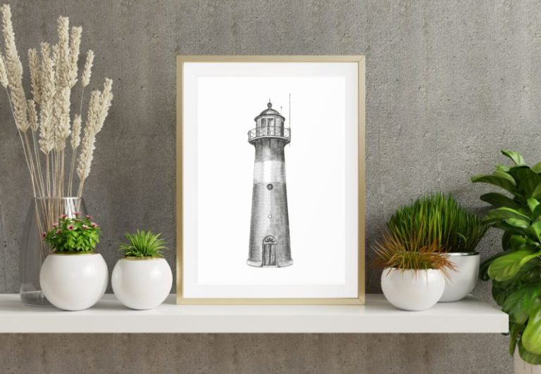 Poster A4 't lage licht - Zeeland