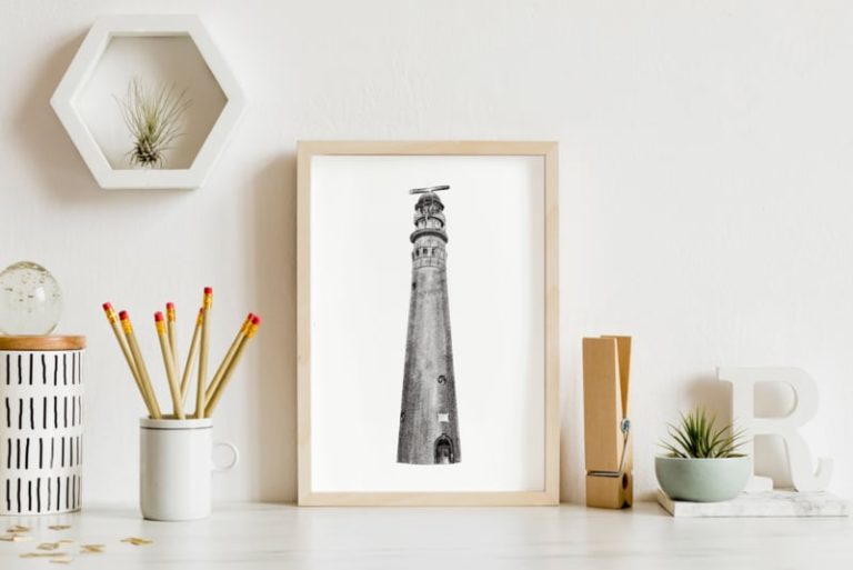Poster A4 Schiermonnikoog Noordertoren