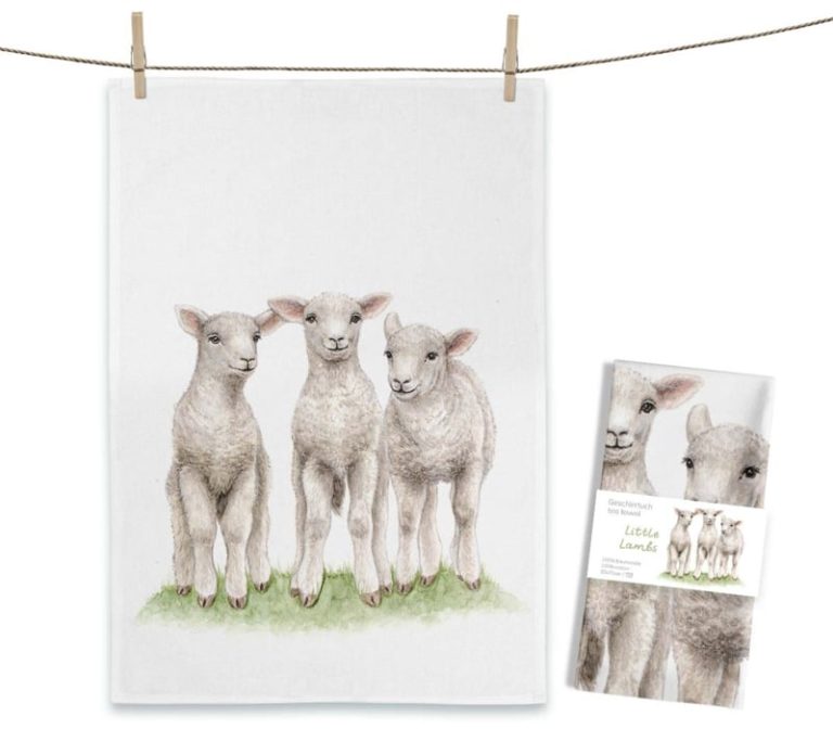 Theedoek Kleine Lammetjes - Maluu