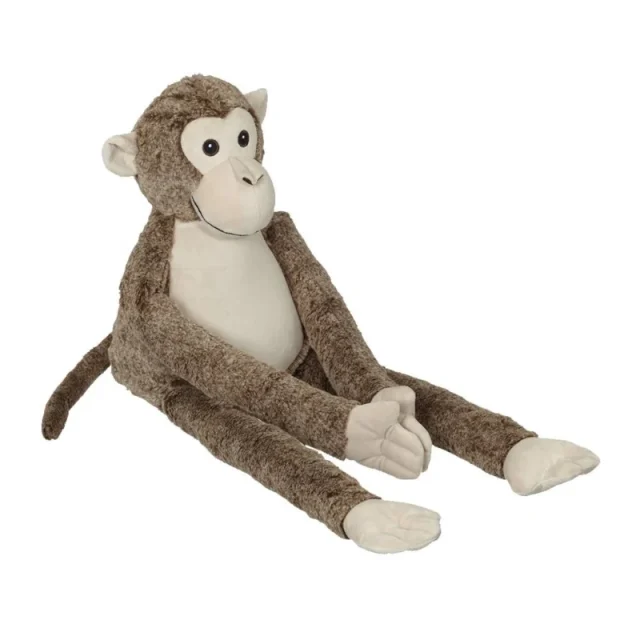 Aap knuffel met naam (41 cm), met geborduurde naam