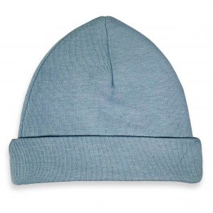 Babymutsje geborduurd met Terschelling – Grey-Blue