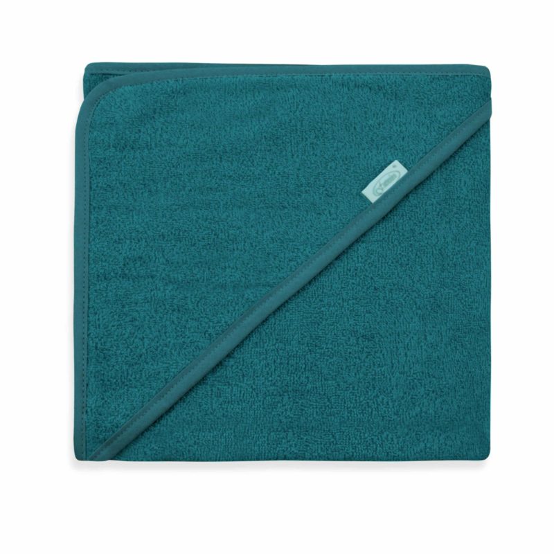 Badcape geborduurd met Terschelling – Lake Green