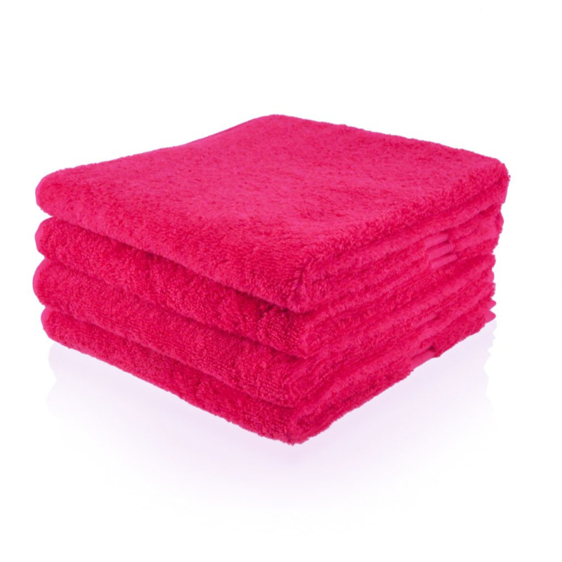 Handdoek geborduurd met Terschelling – Fuchsia