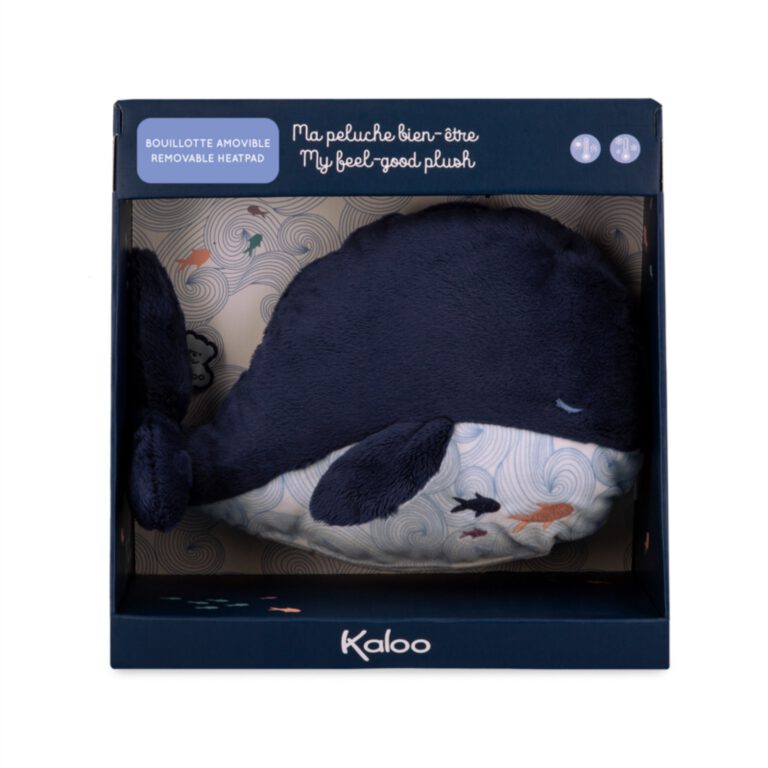 Kaloo Petit Calme – Warmteknuffel Walvis