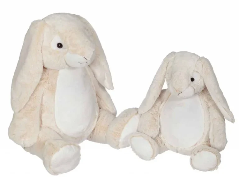 Konijn knuffel met naam (41 cm)