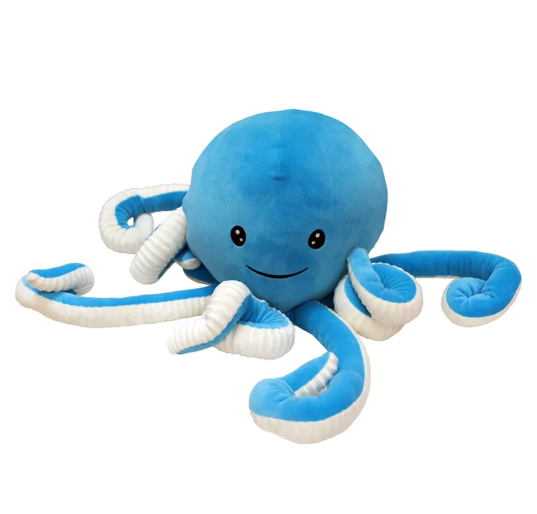 Octopus knuffel met naam (41 cm)
