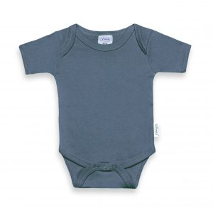 Romper geborduurd met Terschelling – Grey-Blue